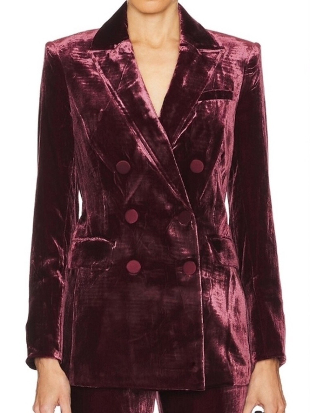 NEW w/ TAGS. Veronica Beard Ellette Dickey Jacket Burgundy Velvet 12 Ret. $748